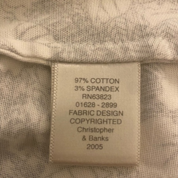 Christopher & Banks Monochrome Floral Blazer - Picture 8 of 10